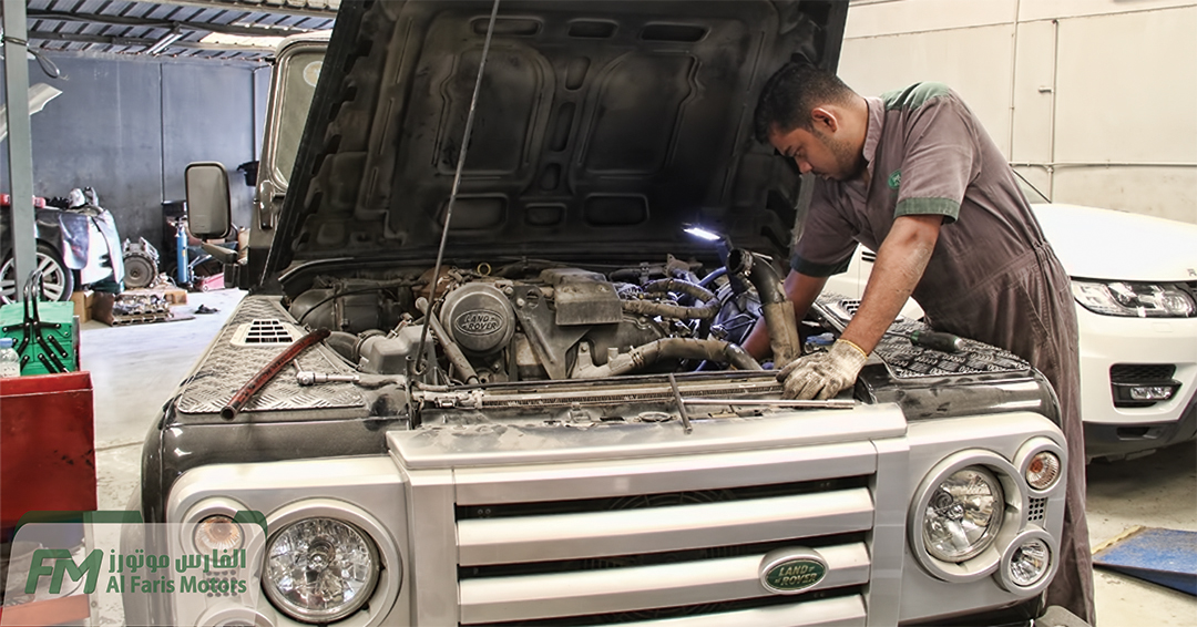 2009 M.Y Land Rover Defender Water Pump leaking and replaced